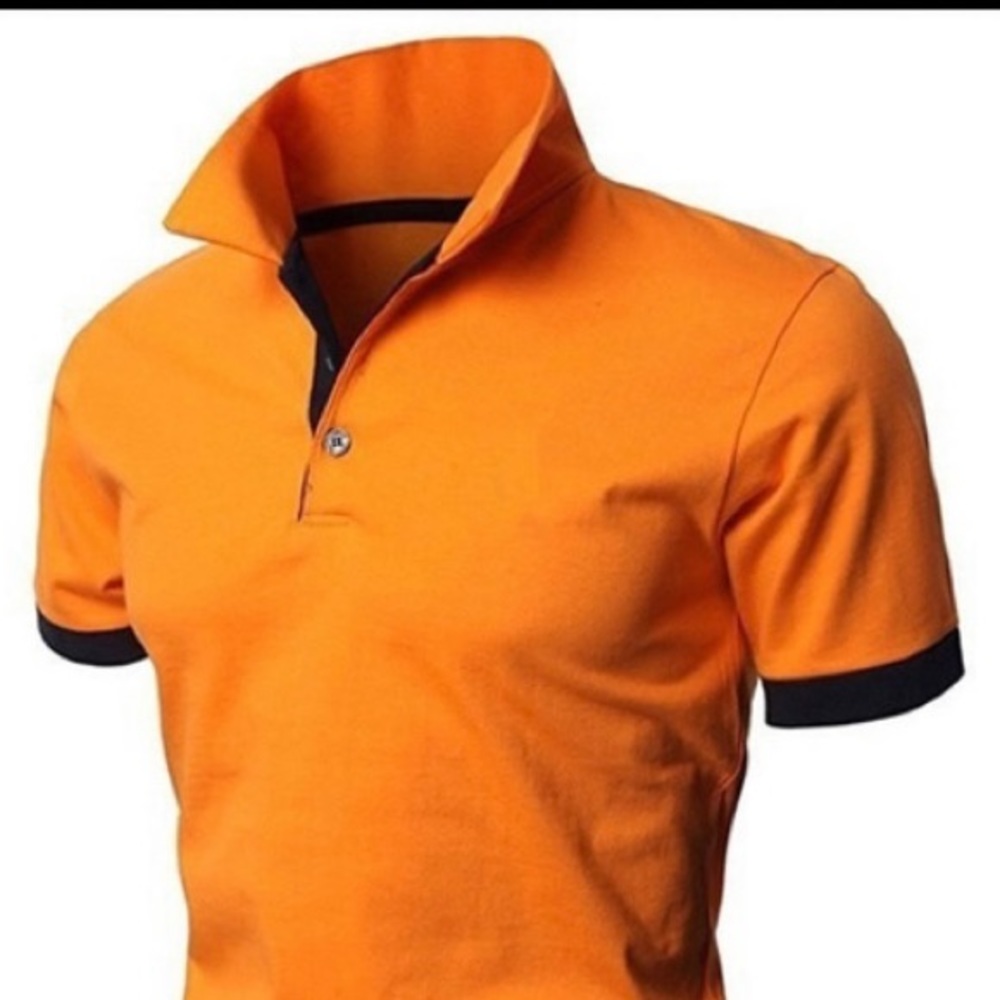 Orange polo-Great for school uniform